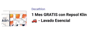 Repsol 1 Mes Lavado Esencial GRATIS